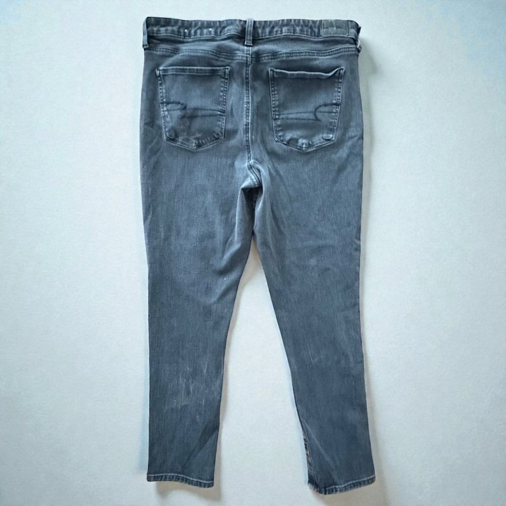 American Eagle Outfitters Black Denim Women’s 18 Super High Rise Jeggings - Picture 10 of 10